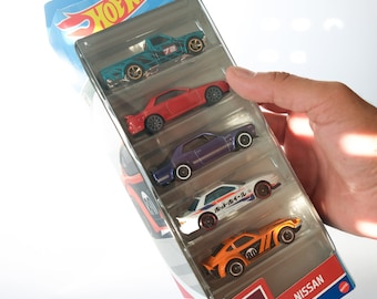 Ensemble de cinq pièces de la collection Nissan Hot Wheels – Rare édition limitée