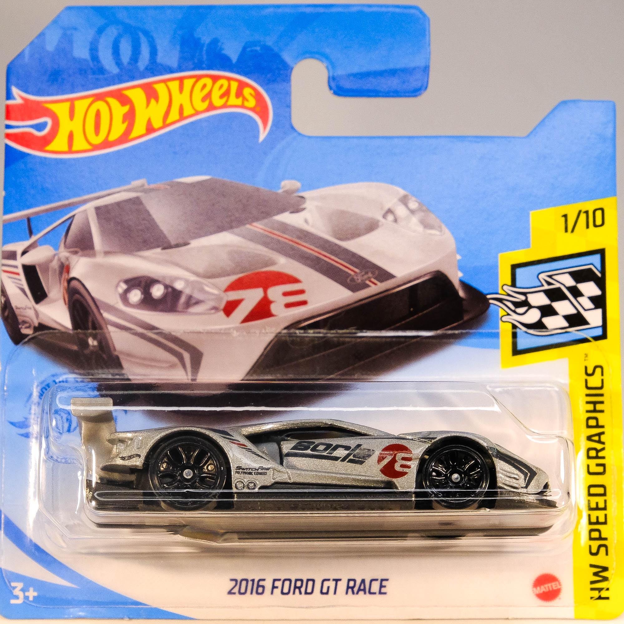 ホットウィール 2016 フォード GT レース - HW スピード グラフィック