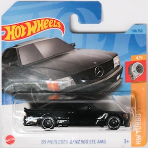 Hot Wheels Mercedes-Benz 560 SEC AMG 1989 (b) - Luxo atemporal em miniatura!