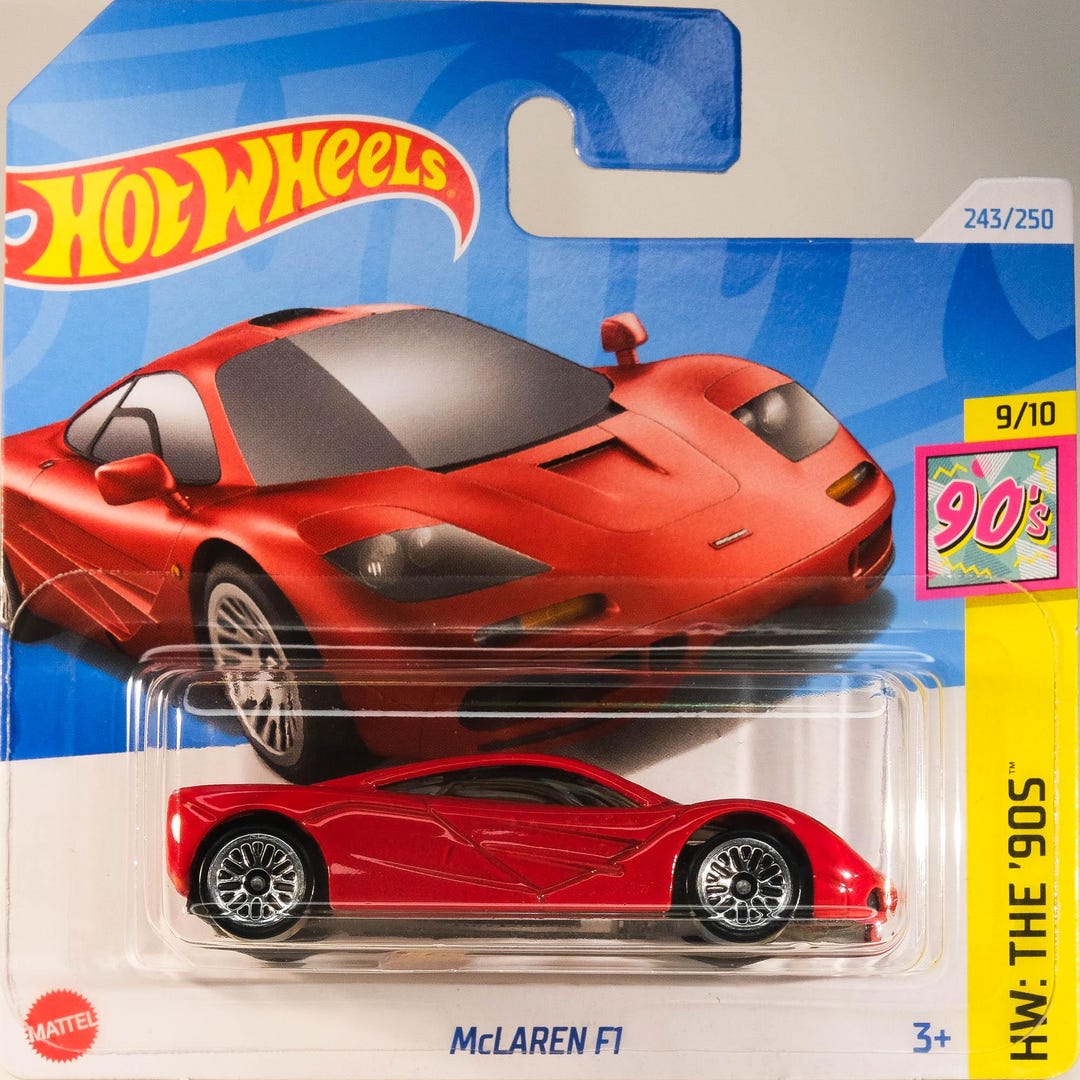 Hot Wheels Mclaren F1 - HW: Años 90 - Etsy España