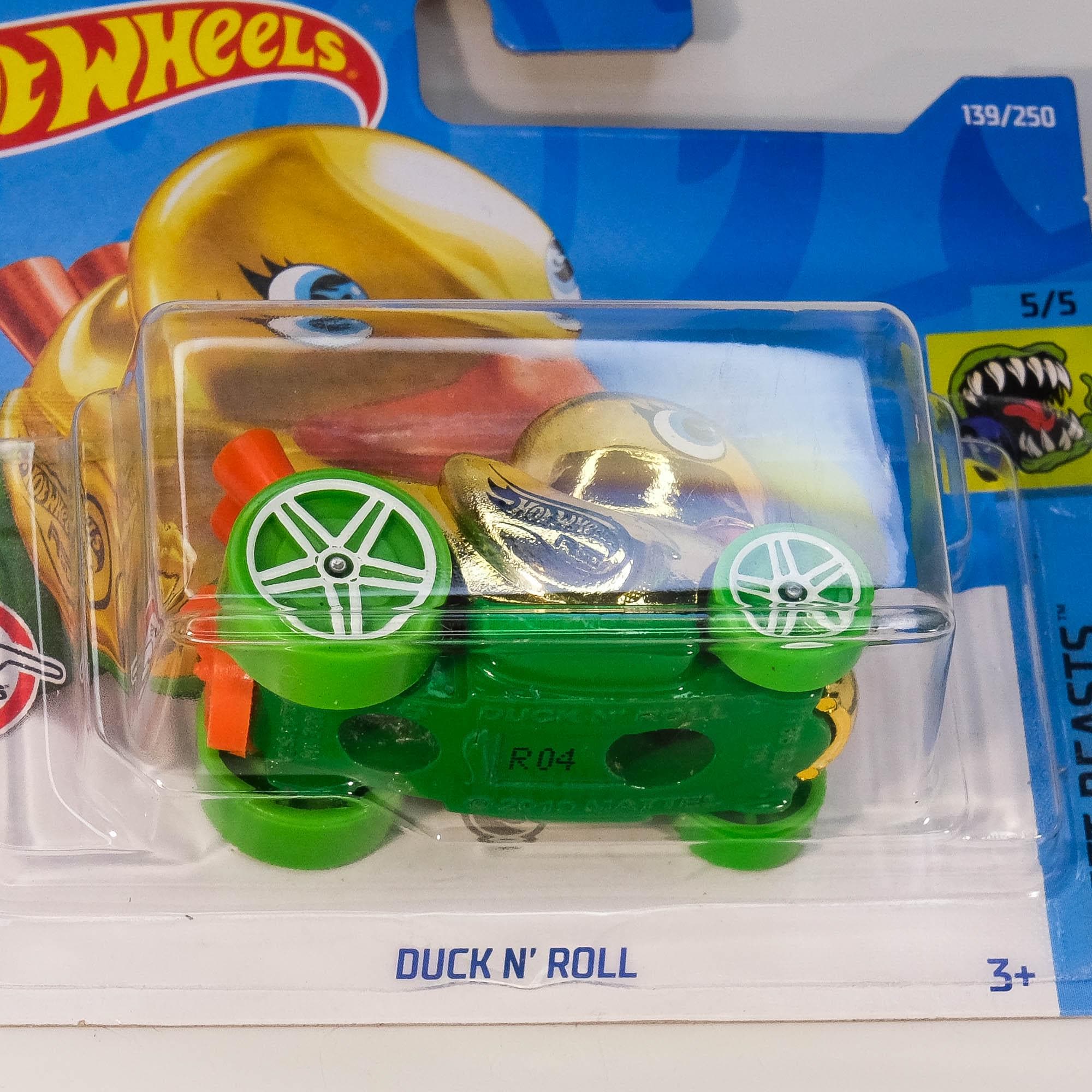 ホットウィール　DUCK N'ROLL　アヒル　トレジャーハント Hot Wheels Treasure Hunt Duck N' Roll - Brinquedos De Rua - Etsy