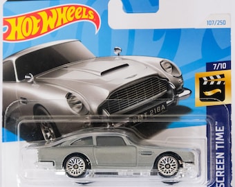 007 James Bond Aston-martin Goldfinger Hot Wheels Car With Custom