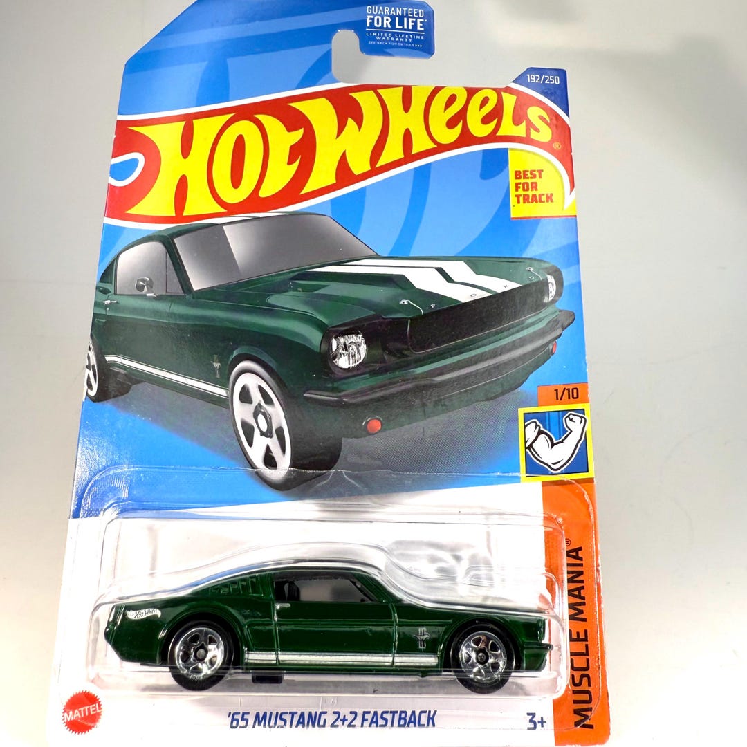 Hot Wheels '65 Mustang 2+2 Fastback - Muscle Mania - Etsy