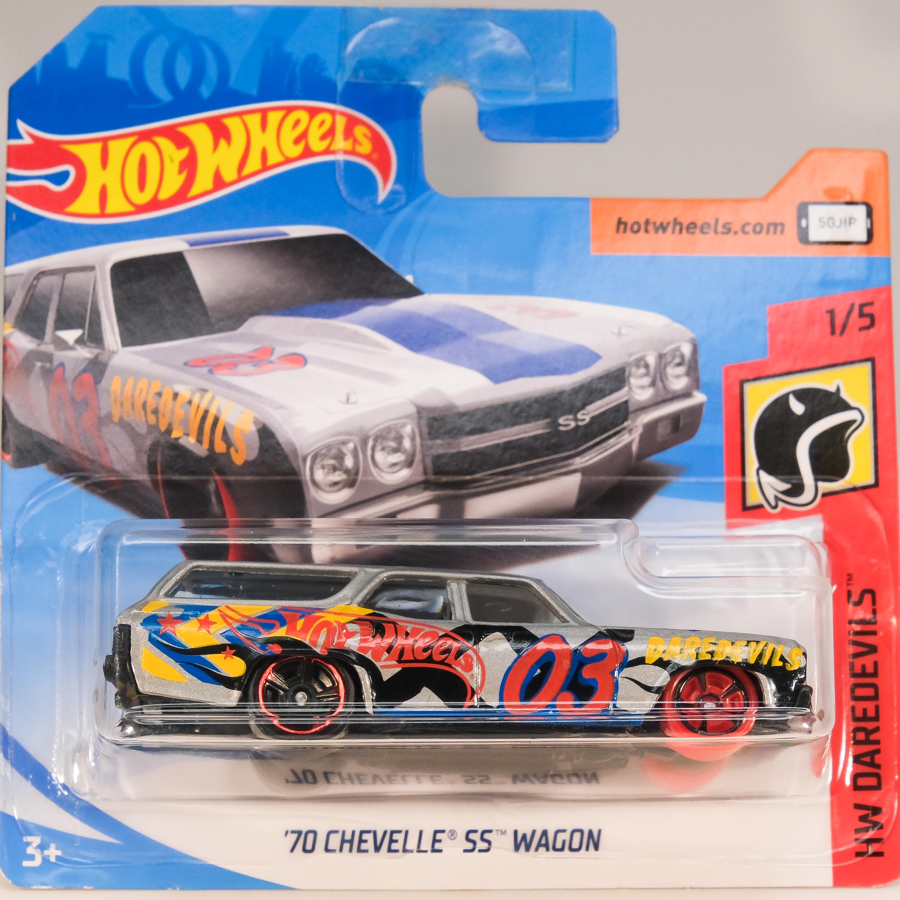 Hot Wheels '70 Chevelle SS Wagon - HW Daredevils 03 (Rare Find)