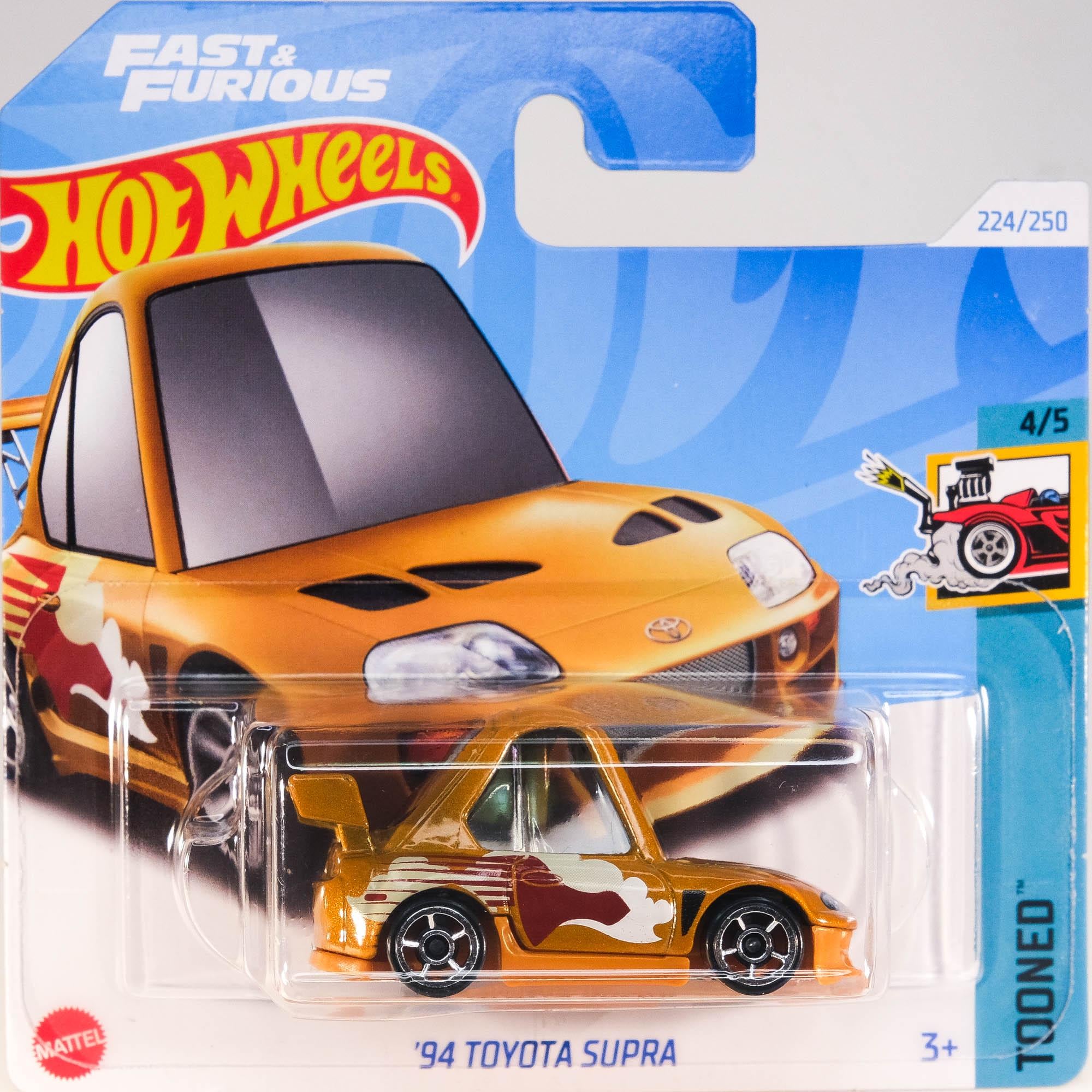 Hot Wheels Fast & Furious '94 Toyota Supra - Tooned - Etsy
