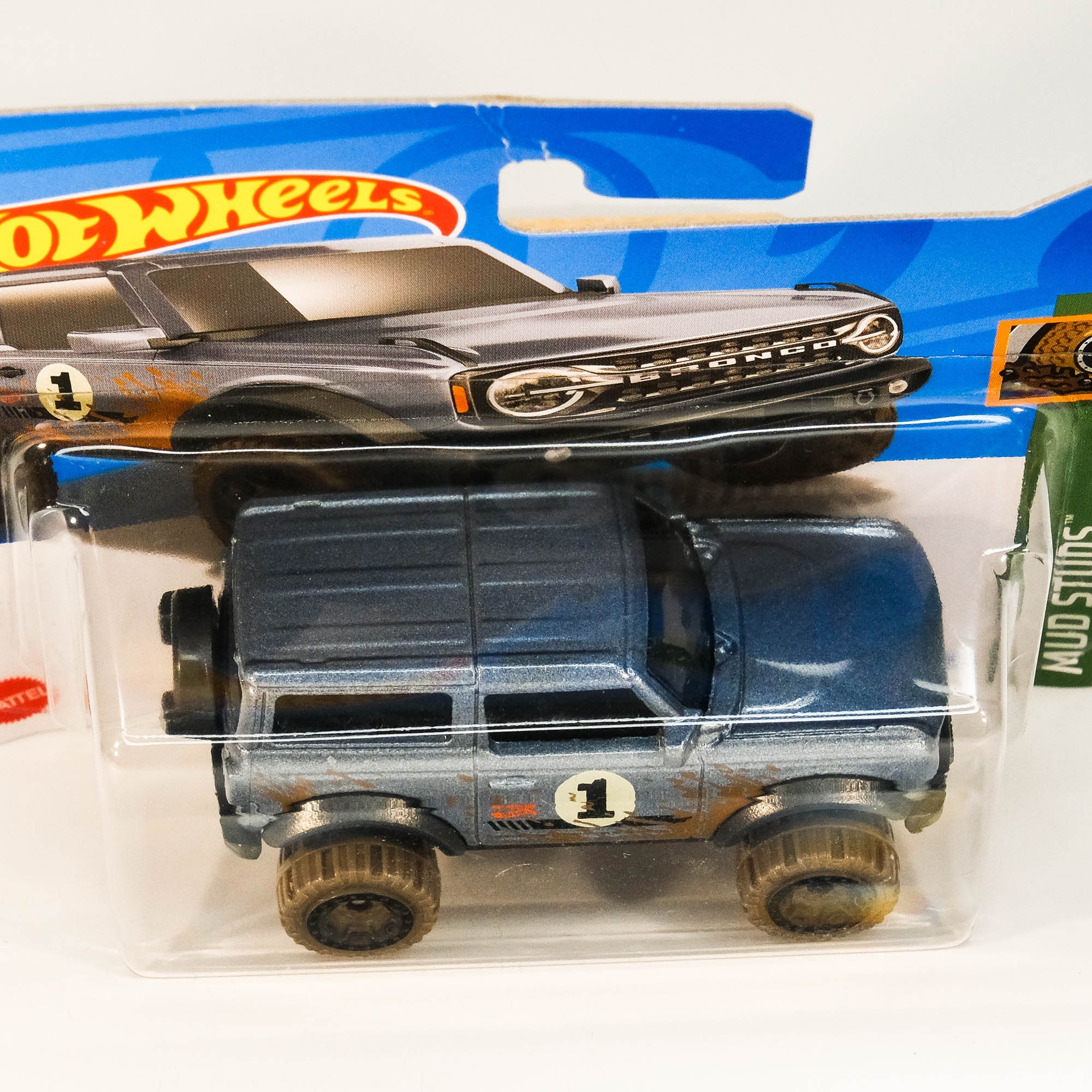 Hot Wheels Ford Bronco '21 Rosso - Modellino 1/64 Con Borchie Fango - 68/250