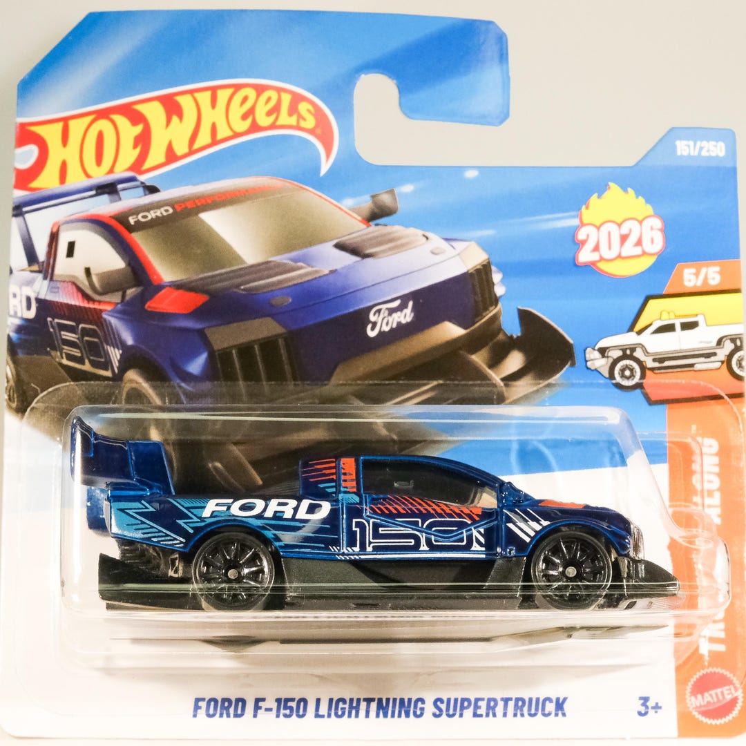 Hot Wheels Ford F-150 Lightning Supertruck - Trackin' Along (first