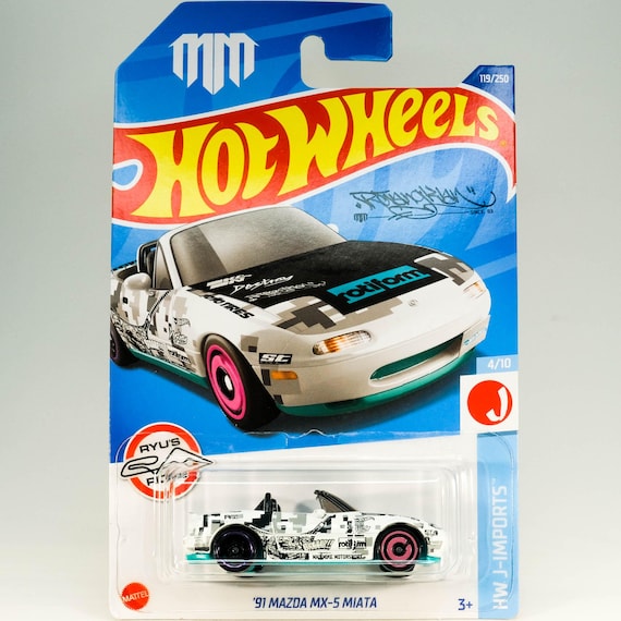 Hot Wheels Mazda MX-5 Miata '91 - Mad Mike Motorsport (2022) - Etsy