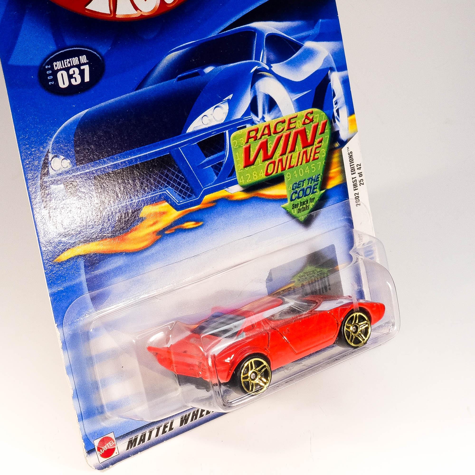 Hot Wheels 2002 First Editions #037 - Lancia Stratos Red Die-Cast Car - 1:64 Scale Collector - View #9