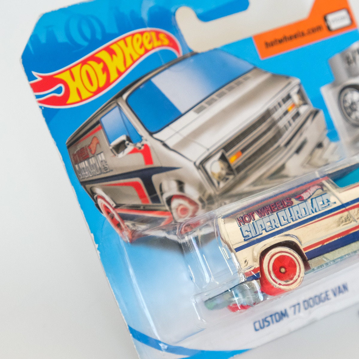 Hot Wheels Custom '77 Dodge Van 1:64 Die-Cast Car - Premium Collector Edition - View #8