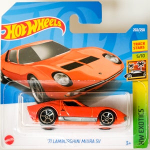 Hot Wheels Lamborghini Miura SV &#39;71 - HW EXÓTICOS