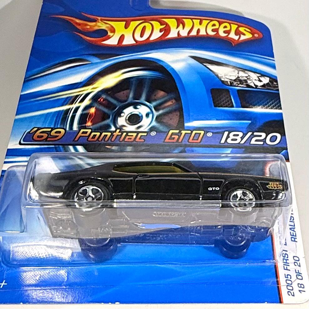Vintage Hot Wheels '69 Pontiac GTO - 2005 First Editions