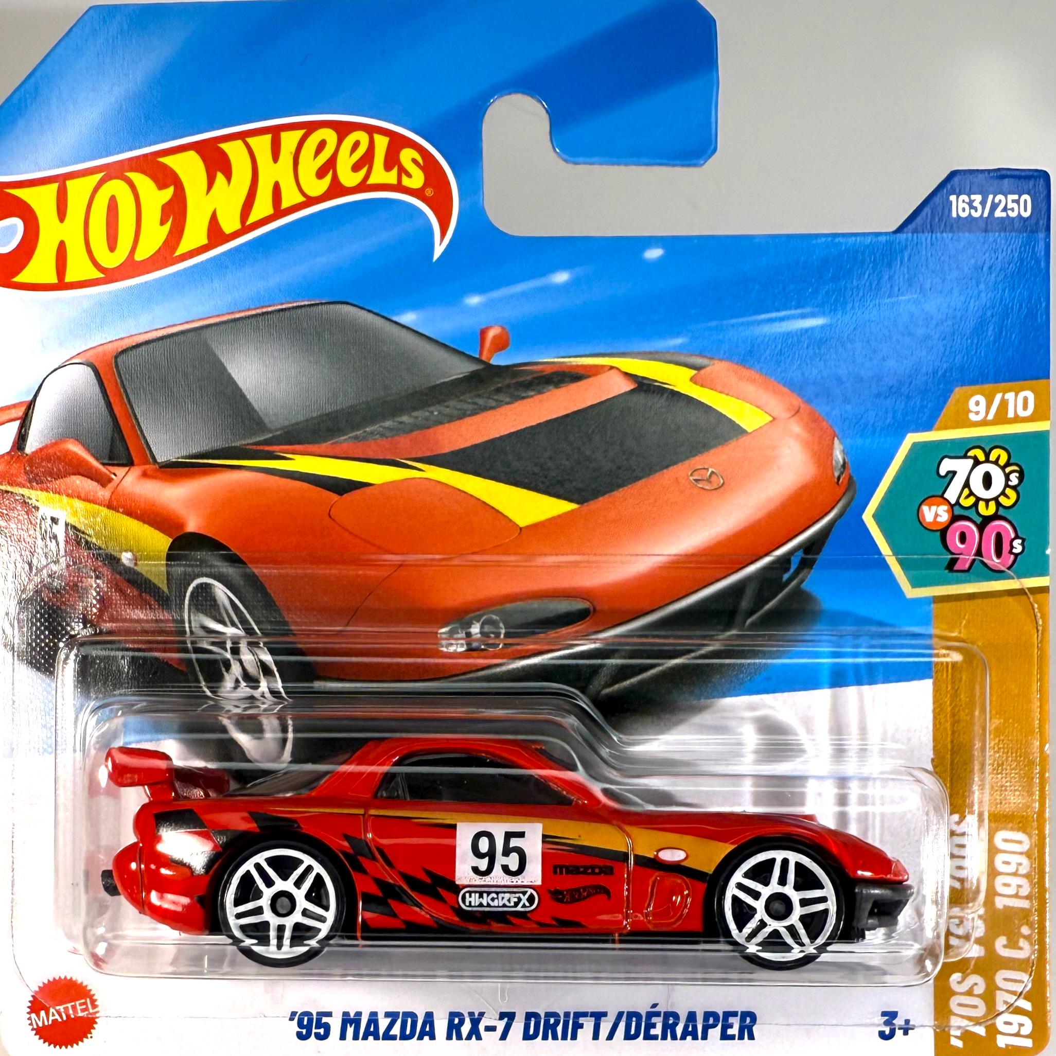 Hot Wheels '95 Mazda RX-7 Drift - '70S Vs '90S - Etsy