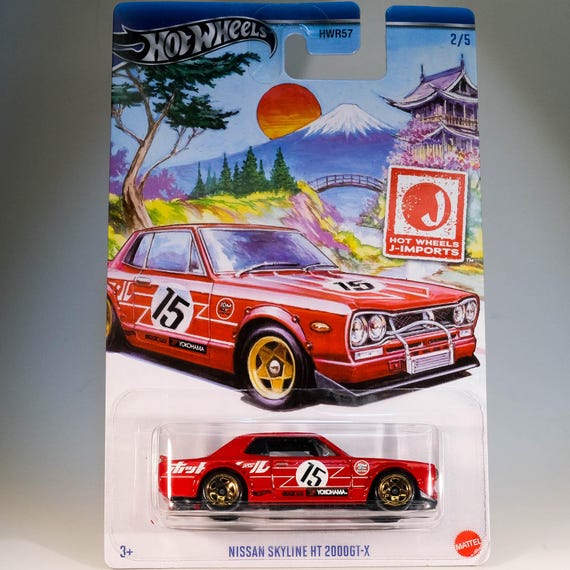 Hot Wheels Nissan Skyline HT 2000GT-X – J-imports Diecast Model