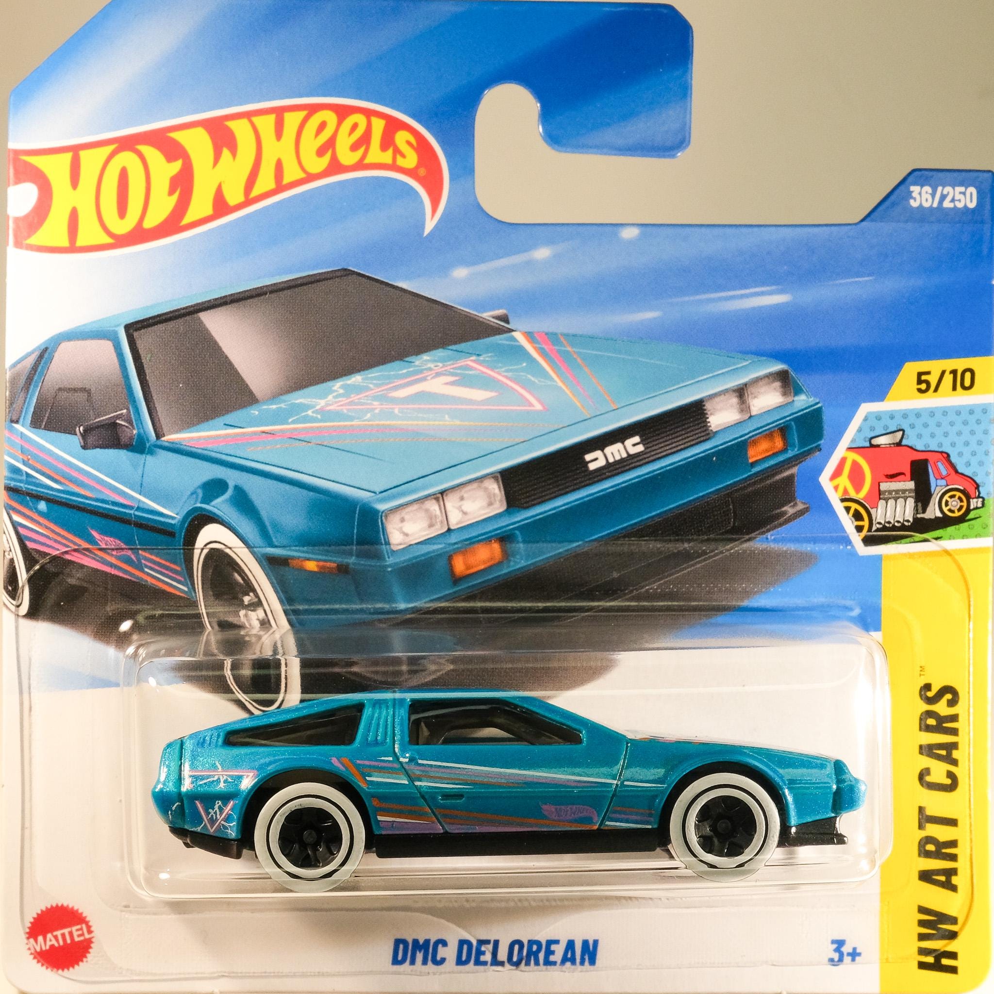 ホットウィール DMC デロリアン - HW アートカー - Etsy 日本