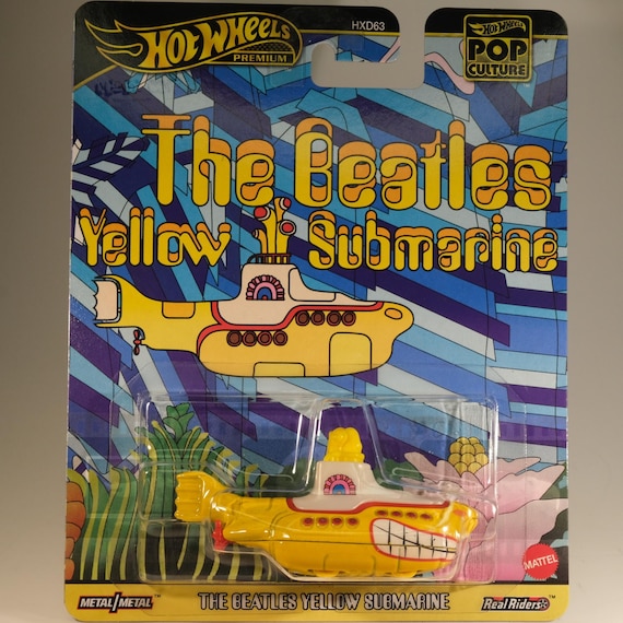 Hot Wheels Premium Beatles Yellow Submarine – Pop Culture Diecast