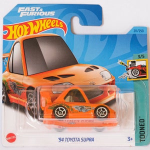 Hot Wheels Fast & Furious Toyota Supra Tooned - Turbocharged Thrills!