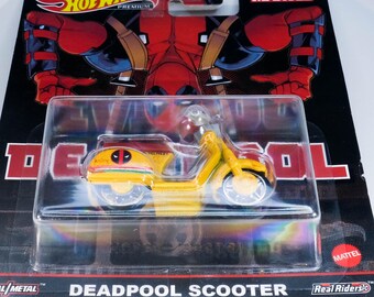 Hot Wheels Premium Deadpool Scooter - Marvel Collectible - Etsy