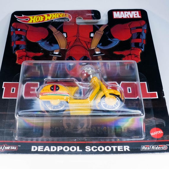 Hot Wheels Premium Deadpool Scooter - Marvel Collectible - Etsy