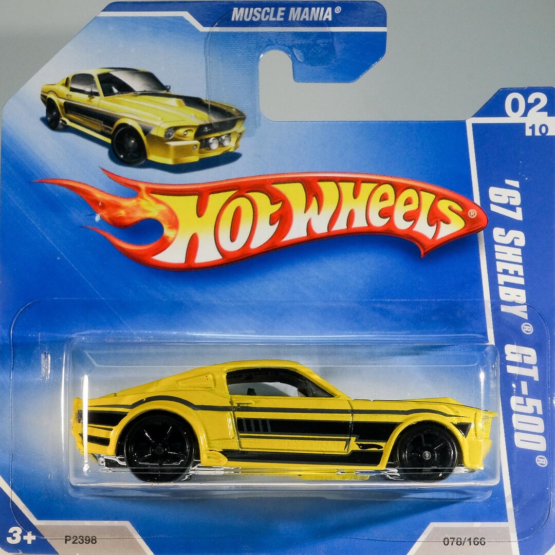 Hot Wheels Vintage '67 Shelby GT500 - Muscle Mania (2009) - Etsy