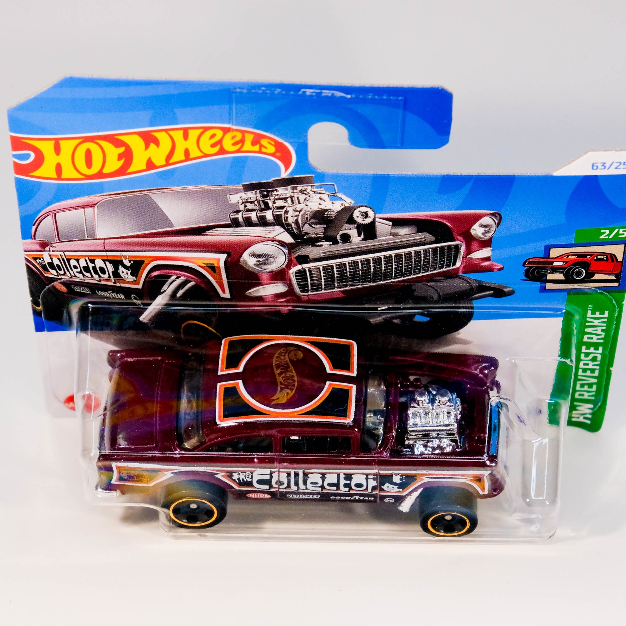Hot Wheels '55 Chevy Bel Air Gasser - HW Reverse Rake - Etsy