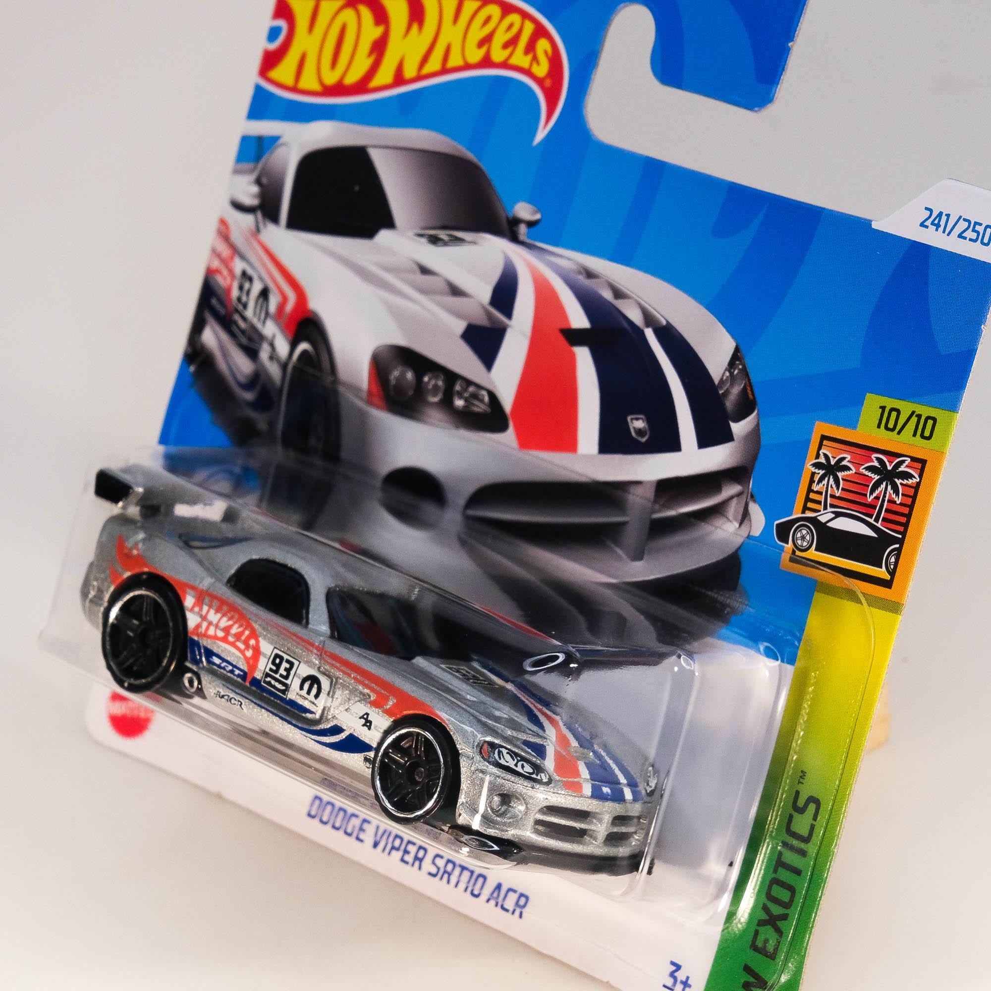 Miniature Hot Wheels 1/64 Dodge Viper SRT10 ACR - Version Loose (sans Emballage), Couleur Verte, Occasion
