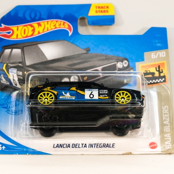 Hot Wheels Lancia Delta Integrale-Green con interni abbronzati Long Card-Hard to Find Collector Miniature Model 1/64 - Italia