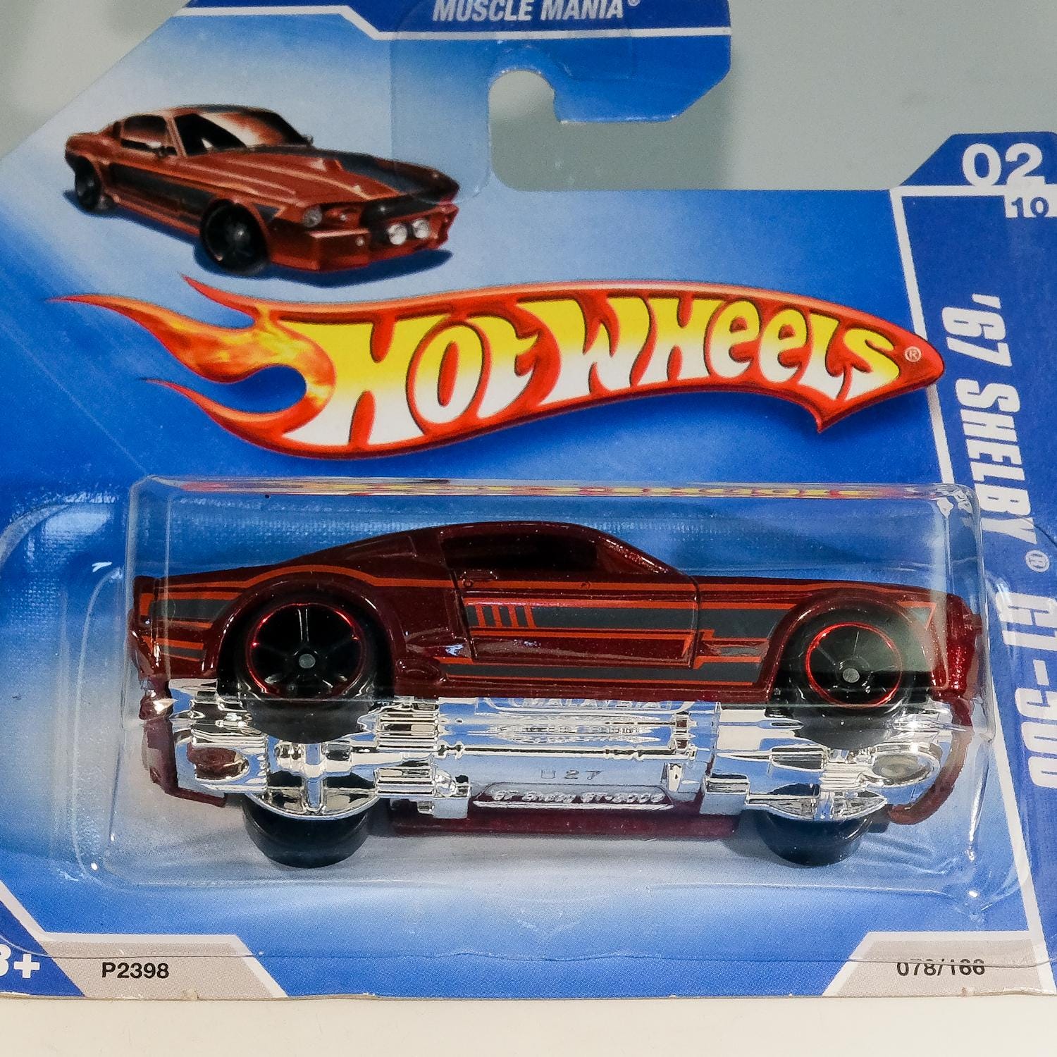 Hot Wheels Vintage '67 Shelby GT500 - Muscle Mania (2009) - Etsy