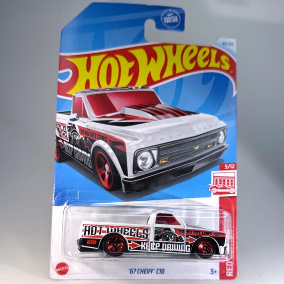 ホットウィール、'67 CHEVY C10 スーパートレジャーハント ホットウィール '67 シボレー C10 - レッドエディション - Etsy 日本