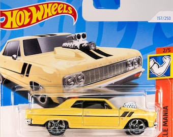 ホットウィール '66 シボレー シェベル レーシング シェビー 66 CHEVELLEのレビュー！NASCAR出てそうな古くてカッケエやつ