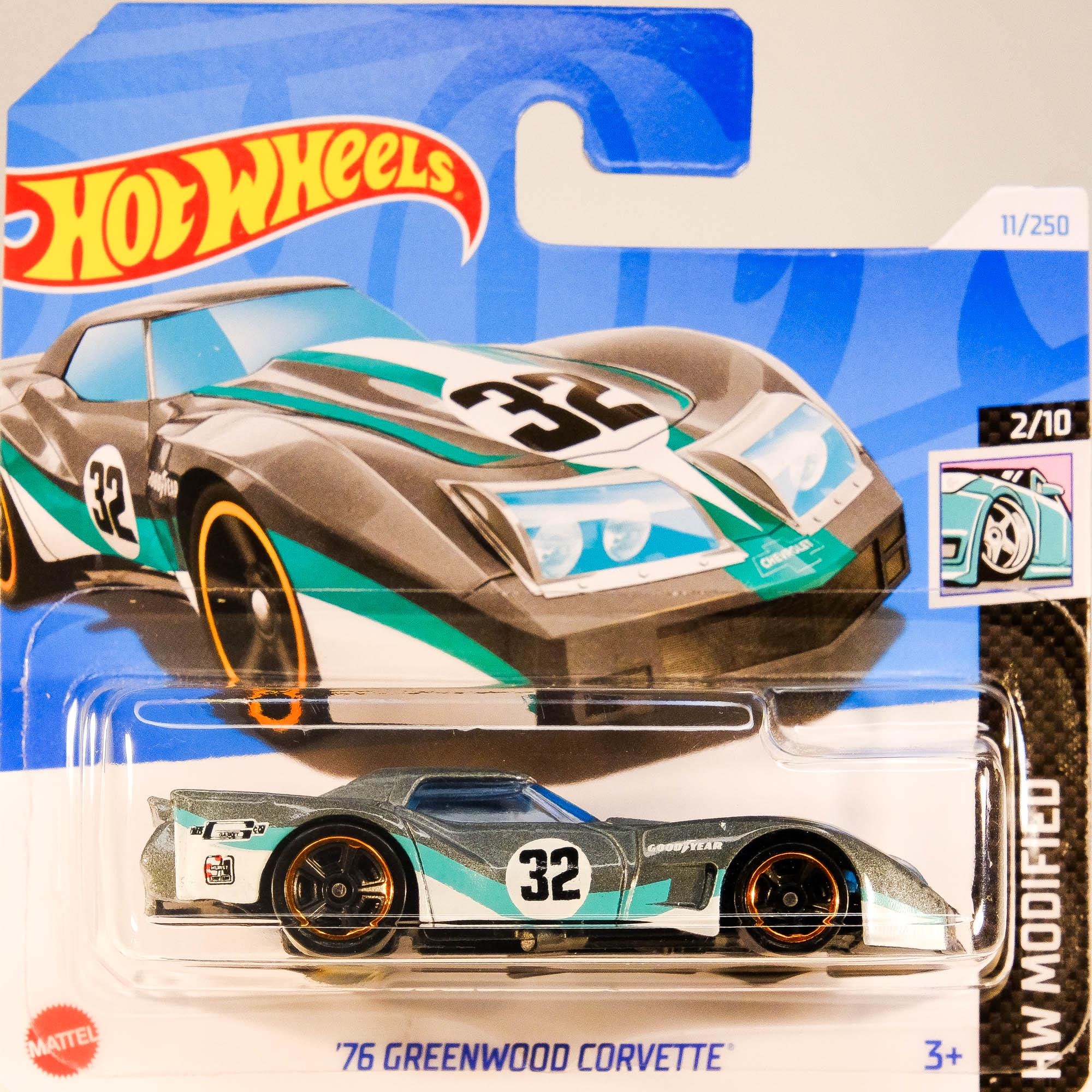 ホットウィール '76 グリーンウッド コルベット - HW モディファイド