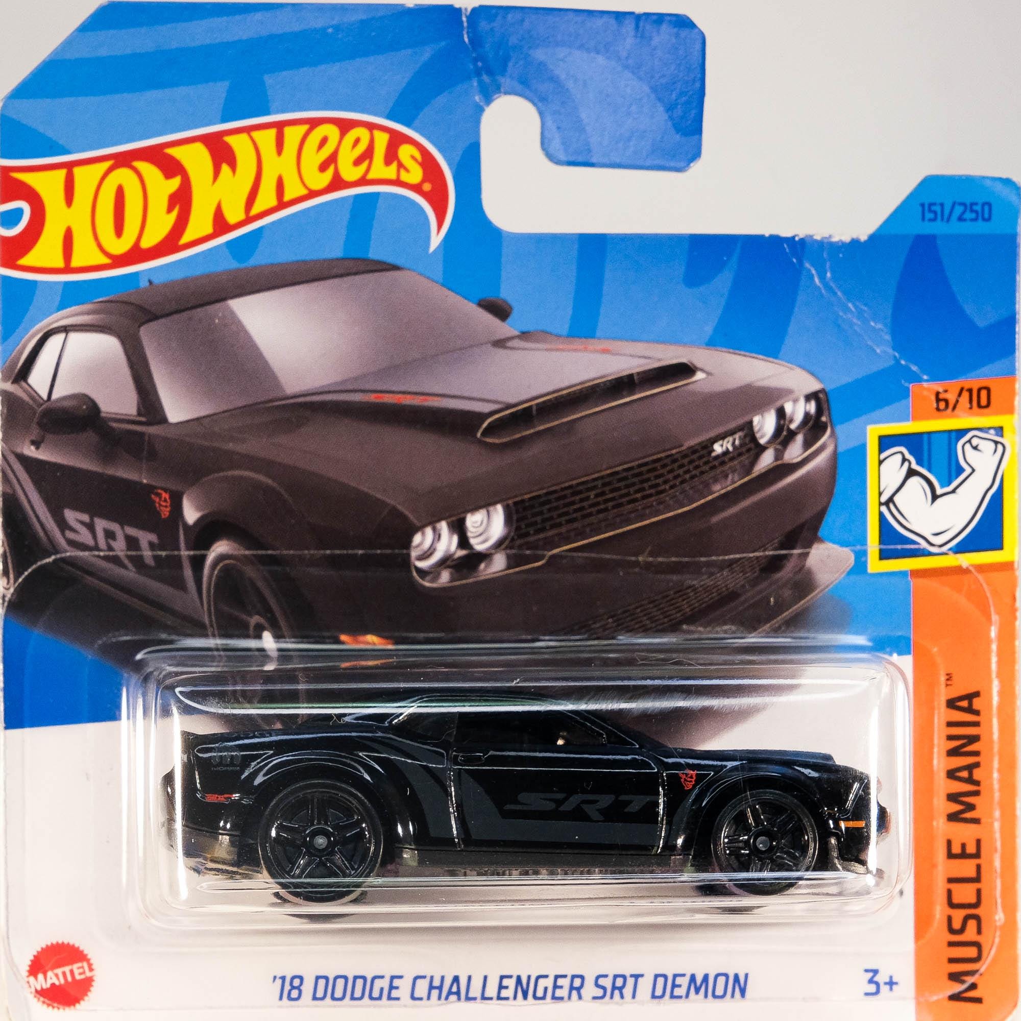 Hot Wheels '18 Dodge Challenger SRT Demon - Muscle Mania - Etsy