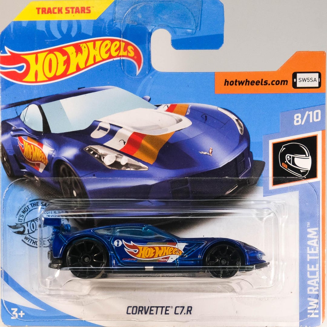 Hot Wheels Corvette C7.R - HW Race Team - Etsy
