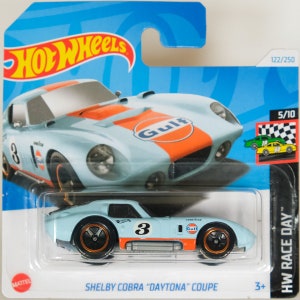 Hot Wheels Shelby Cobra “Daytona” Coupé - Edição Golfo