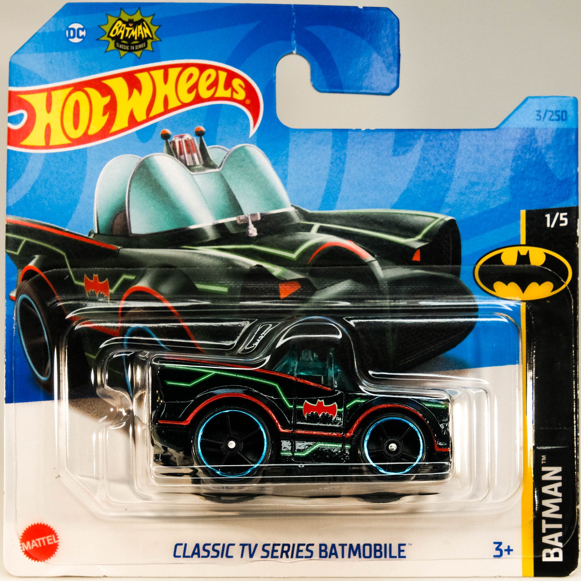 Hot Wheels Classic TV Series Batmobile (tooned) - Batman - Etsy, image size:2000x2000