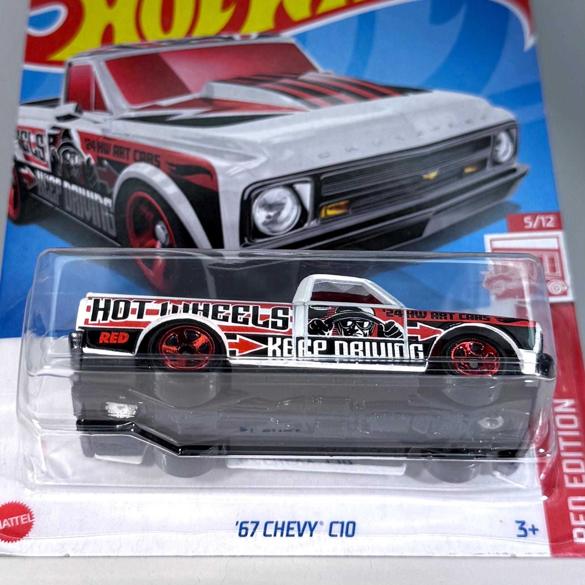 ホットウィール '67 シボレー C10 - レッドエディション - Etsy 日本