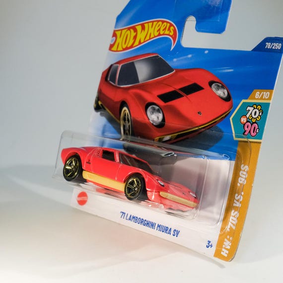 Hot Wheels '71 Lamborghini Miura SV - HW: Anos 70 VS Anos 90 - Etsy