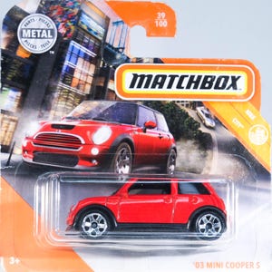 Streichholzschachtel &#39;03 Mini Cooper S