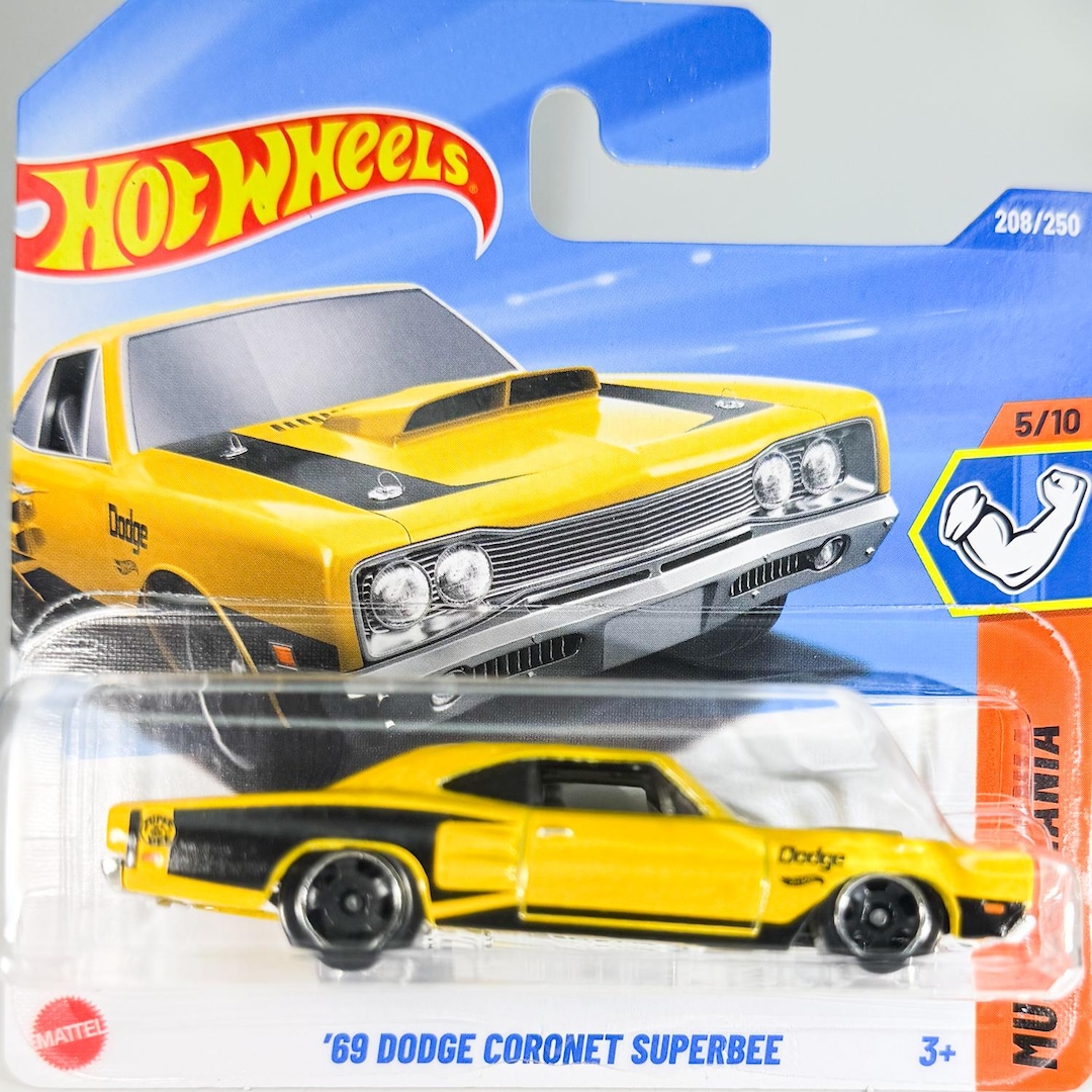Hot Wheels '69 Dodge Coronet Superbee - Muscle Mania - Etsy