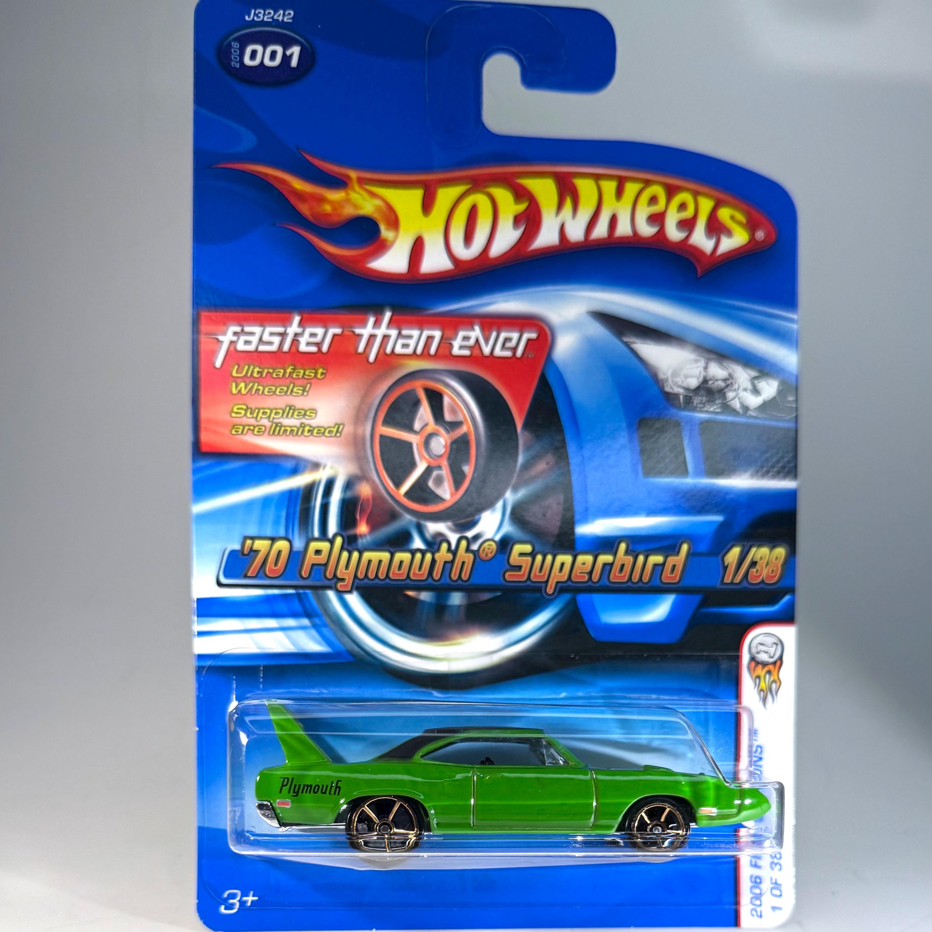 Vintage Hot Wheels '70 Plymouth Superbird - First Editions, Faster