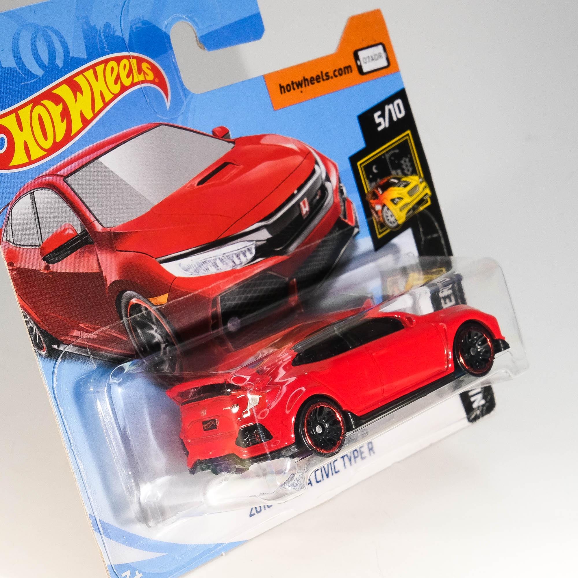 Hot Wheels Einzelauto Honda Civic Type R | Maßstab 1:64, Detailgetreues Modellauto