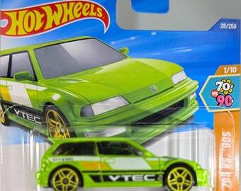 Hot Wheels HONDA CIVIC ANNIVERSARY 10台 90 Honda Civic EF Grey Hot Wheels Honda Anniversary Series