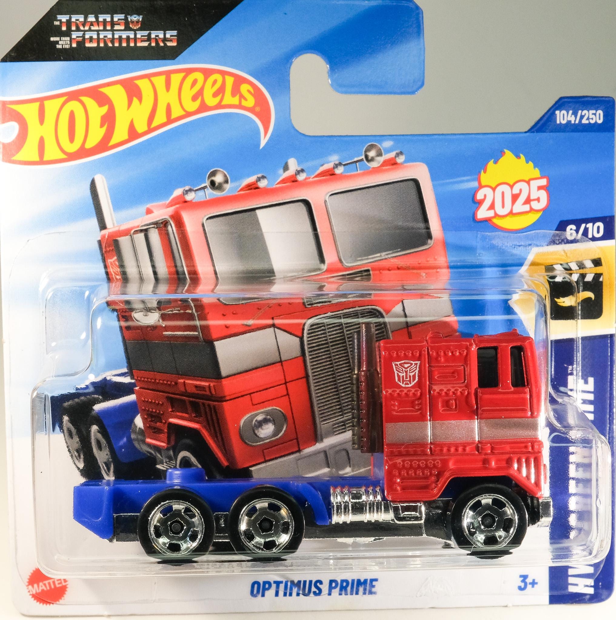 Hot Wheels Optimus Prime (transformers) - HW Screen Time - Etsy