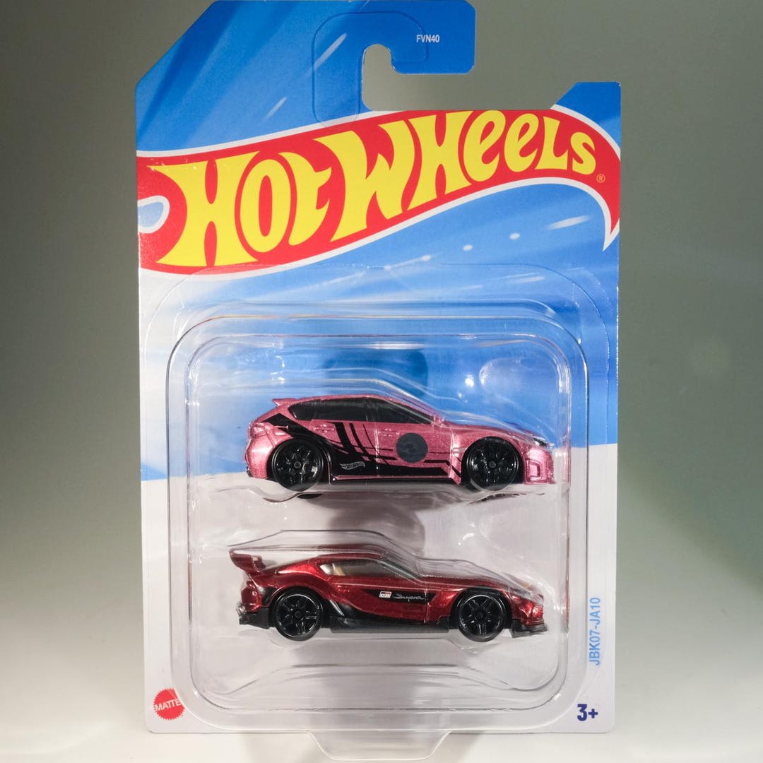 【ヴァイス】まとめ売り　HRR　HR Hot Wheels Nightburnerz Two Pack - 20 Toyota GR Supra, Subaru WRX
