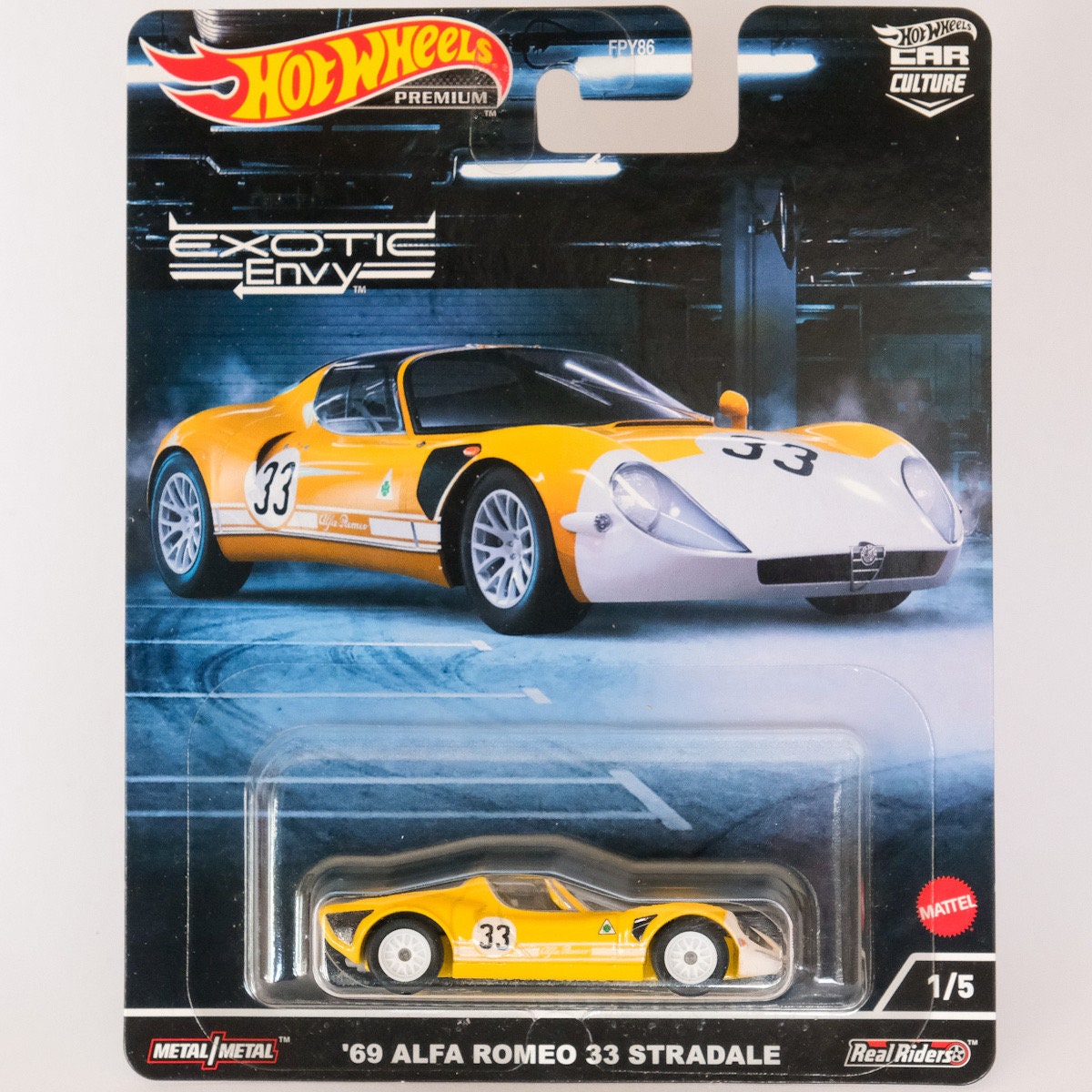 Hot Wheels Premium - '69 Alfa Romeu 33 Stradale da Car Culture - Achado raro!