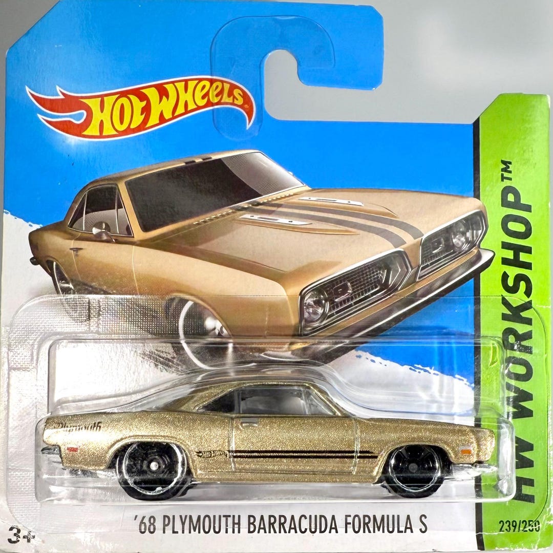 ホットウィール '68 プリムス バラクーダ フォーミュラS - HWワーク