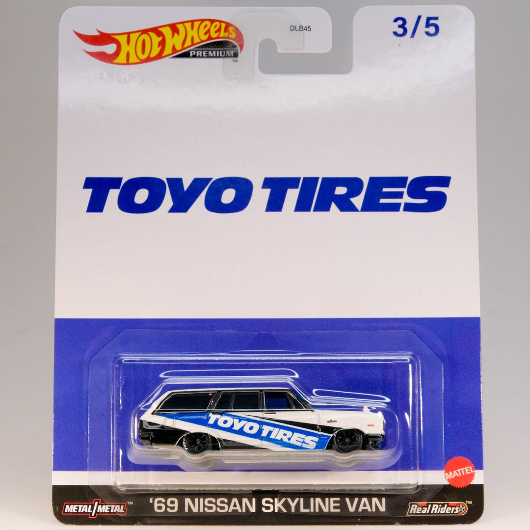 Hot Wheels Premium - '69 Nissan Skyline Van Toyo Tires (03/05
