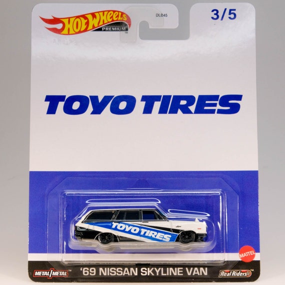 Hot Wheels Premium - '69 Nissan Skyline Van Toyo Tires (03/05