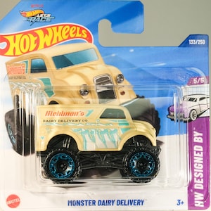 Hot Wheels Monstaer Dairy Delivery (Netflix Hot Wheels Let&#39;s Race) - HW Designed By