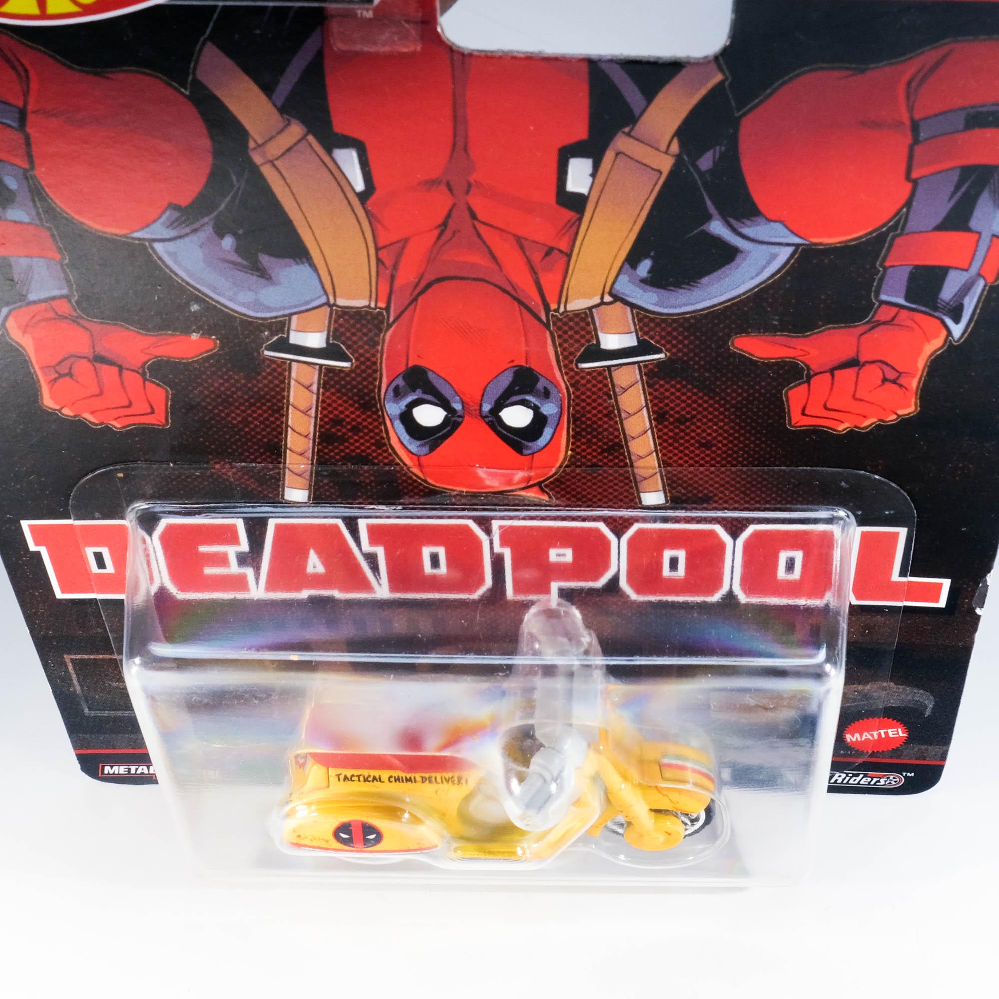 ホットウィール プレミアム デッドプール スクーター - マーベル